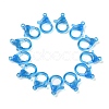 Transparent Plastic Lobster CLaw Clasps KY-H005-A09-1