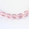 Transparent Glass Bead Strands GLAA-R024-6x8mm-08-2