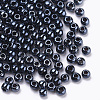 Plated Glass Seed Beads SEED-Q025-2mm-B01-2