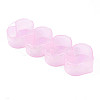 Heart Polypropylene(PP) Bead Storage Container CON-N011-030A-2