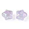 Transparent Crackle Acrylic Beads TACR-S148-03E-3