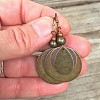 Bohemian Zinc Alloy Dangle Earrings WGF3874-01-2