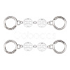 2Pcs 304 Stainless Steel Bag Extension Chains AJEW-TAC00013-1