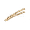 Brass Rhinestone Cup Chains Tassel Big Pendants KK-P227-11G-3