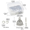 20Pcs Tibetan Style Alloy Chandelier Component Links FIND-YW0003-28-3