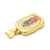 PVD Vacuum Plating 304 Stainless Steel Pendants STAS-A073-04G-02-3