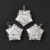 Natural Quartz Crystal Pendants G-D458-07P-06-RS-4