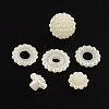 ABS Plastic Imitation Pearl Beads X-MACR-R553-12mm-04-2