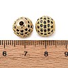Rack Plating Brass Cubic Zirconia Beads ZIRC-S001-10mm-A01-01-3