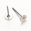 Non-Tarnish 316 Surgical Stainless Steel Stud Earring Findings X-STAS-K098-02-5mm-P-2