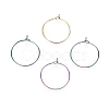 Ion Plating(IP) 316L Surgical Stainless Steel Hoop Earring Findings STAS-D164-05M-1