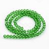 Transparent Glass Bead Strands GLAA-G013-8mm-54-2