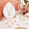 10Pc Valentine's Day Brass Micro Pave Clear Cubic Zirconia Pendants KK-BBC0023-75-4