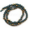 Electroplate Glass Beads Strands EGLA-G037-02A-HP03-2
