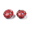 Polymer Clay Rhinestone Beads RB-S056-27C-3