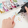10 Bags 10 Colors PVC Nail Art Glitter Sequins MRMJ-OC0003-50-5