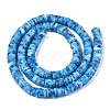 Handmade Polymer Clay Beads Strands CLAY-R089-6mm-163-2