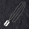 Non-Tarnish 201 Stainless Steel Pendant Necklaces for Man NJEW-Q336-02C-P-4