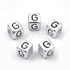Plated Acrylic Beads PB43C9308-G-01-1