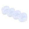 Heart Polypropylene(PP) Bead Storage Container CON-N011-030-4