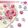 30Pcs 3 Colors Handmade Glass European Beads GLAA-YW0004-21B-2
