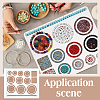 Wooden Bead Design Boards WOOD-WH0042-26A-6