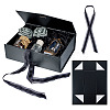 Rectangle Foldable Paper Gift Storage Boxes AJEW-TAC0035-07B-1
