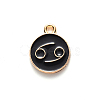 Alloy Enamel Pendants ENAM-S124-01A-08D-2
