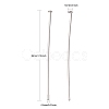 Tarnish Resistant Jewelry Tools and Equipment Decorative Stainless Steel Flat Head Pins X-STAS-E023-0.6x30mm-5