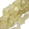 Natural Lemon Quartz Bead Strands G-K291-E02-1