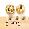 Rack Plating Eco-Friendly Brass Beads KK-M258-08G-3