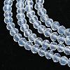 Glass Beads Strands EGLA-A034-J4mm-D06-4