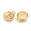 304 Stainless Steel Pendants STAS-N109-148G-05-2