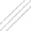 Tarnish Resistant 3.28 Feet 304 Stainless Steel Dapped Chains X-CHS-F011-15A-P-2