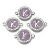 Alloy Enamel Links Connectors ENAM-TAC0003-01S-01K-1