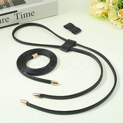 Flat Imitation Leather Drawstring for Bucket Bag FIND-WH20007-51C-1