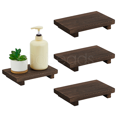 4Pcs Wooden Jewelry Display Pedestals ODIS-WA0001-05-1