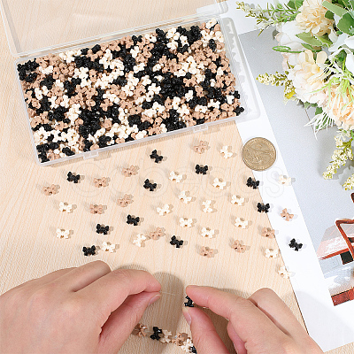 500Pcs Opaque Acrylic Beads SACR-PA0001-21A-1
