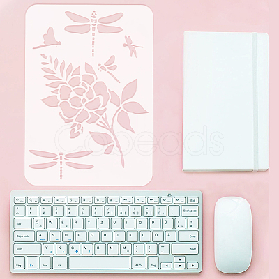 Plastic Hollow Out Drawing Painting Stencils Templates DIY-WH0396-817-1