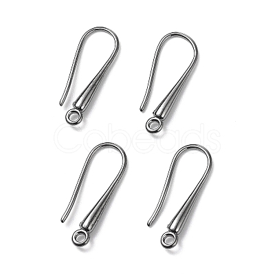 Eco-Friendly Brass Earring Hooks Findings LS-KK-M157-03B-RS-1