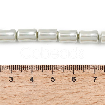Electroplate Opaque Glass Imitation Pearl Beads Strands EGLA-H113-07D-1