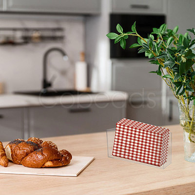 Transparent Acrylic Napkin Holder ODIS-WH0099-82B-1