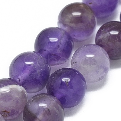 Natural Amethyst Beads Strands G-G791-11-B02-1