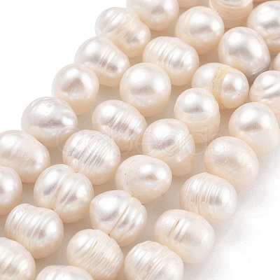 Natural Cultured Freshwater Pearl Beads Strands PEAR-C003-15C-1