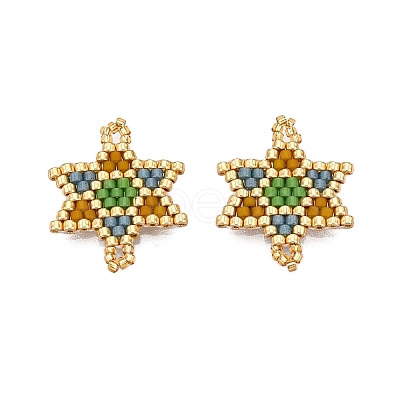 MIYUKI & TOHO Handmade Japanese Seed Beads Links SEED-A027-Z16-1