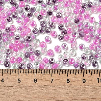 Transparent Glass Round Seed Beads SEED-B001-05A-02-1