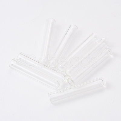 Glass Bottle Pendants X-GLAA-R203-01G-1