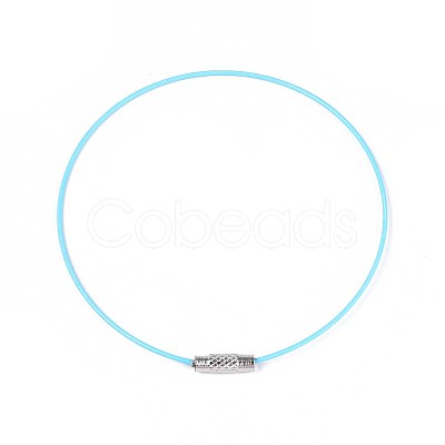 Steel Wire Bracelet Cord DIY Jewelry Making TWIR-R004-14-1