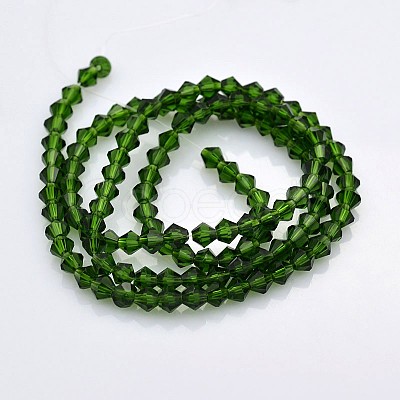 Faceted Bicone Glass Beads Strands LS-EGLA-P017-4mm-11-1