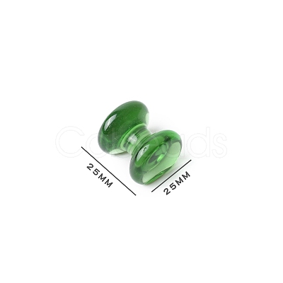 Barbell Shape Glass Chopsticks Rests PW-WG57943-04-1
